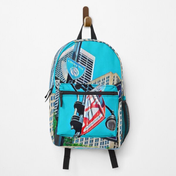 Item preview, Corner of Fifth Avenue and Library Way designed and sold by Sofia-Draws.