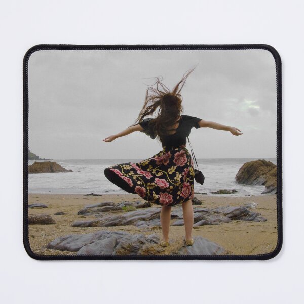 Item preview, Lady in Formal Dress on Windy Beach designed and sold by thelemmingface.