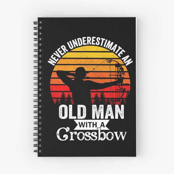 Item preview, never underestimate an old man with a crossbow - crossbow hunting funny gift for bow hunter designed and sold by QUEEN-WIVER.
