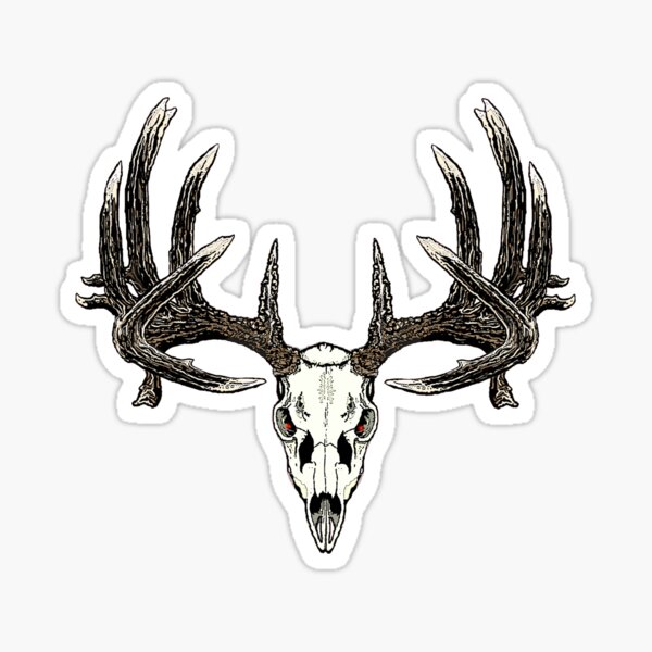 Michigan Deer State Buck Hunting Car Truck Window Bumper Vinyl Graphic Decal Sticker DSMI1 | Small | Black