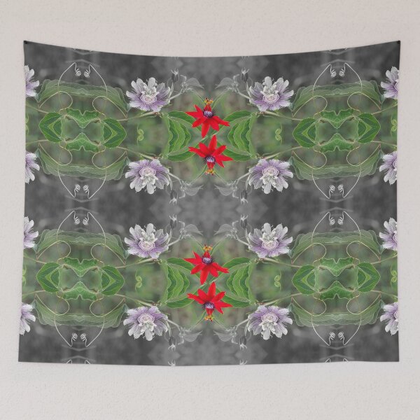 Item preview, Red & Purple Passion Flower Vine Calm Sleep designed and sold by SpiritGifts.
