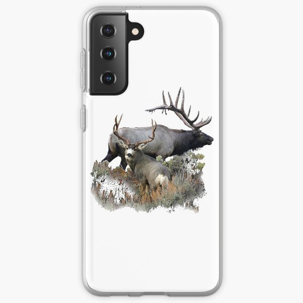Item preview, Bull elk and mule deer buck designed and sold by Saltypro.