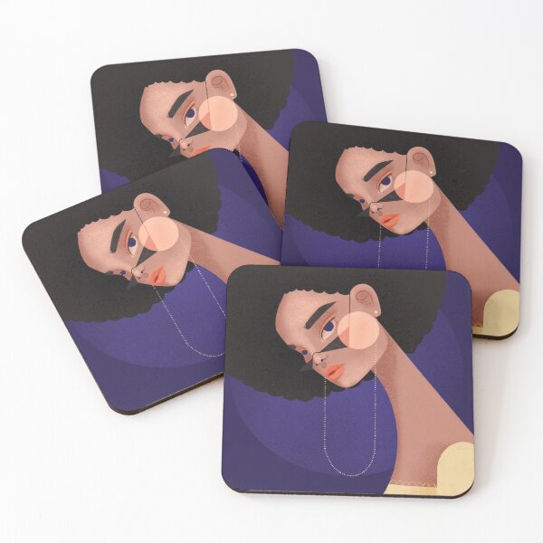 Item preview, Afro woman retro portrait designed and sold by joanna-jpg.