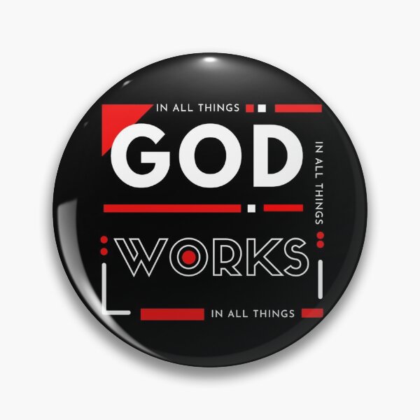 Item preview, In All Things God Works | Christian Tee | Inspirational Bible Verse | Faith Based Christian Clothing | Christian Apparel and Merch | God Works designed and sold by Words Have Life Christian T-Shirts & More.