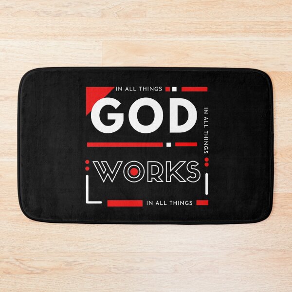 Item preview, In All Things God Works | Christian Tee | Inspirational Bible Verse | Faith Based Christian Clothing | Christian Apparel and Merch | God Works designed and sold by Words Have Life Christian T-Shirts & More.