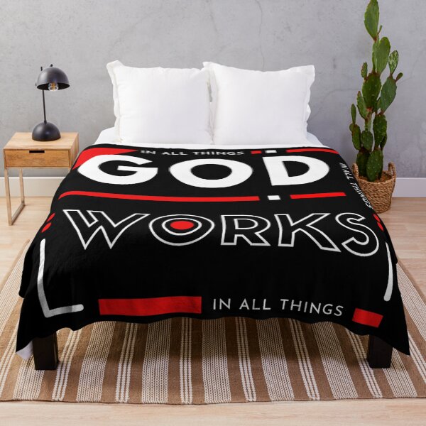 Item preview, In All Things God Works | Christian Tee | Inspirational Bible Verse | Faith Based Christian Clothing | Christian Apparel and Merch | God Works designed and sold by Words Have Life Christian T-Shirts & More.