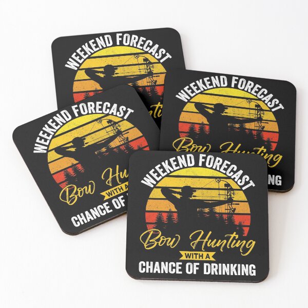 Item preview, weekend forecast bow hunting with a chance of drinking - crossbow hunting funny gift for bow hunter designed and sold by QUEEN-WIVER.