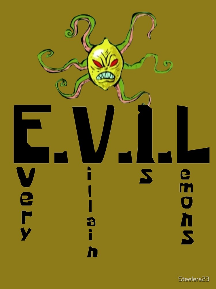 "Spongebob Every Villain is Lemons" by Steelers23 Redbubble