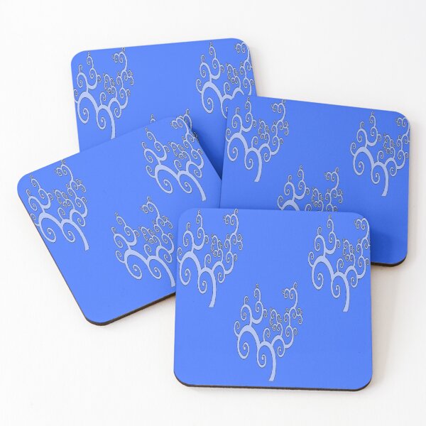 Item preview, Decorative blue trees designed and sold by tetibright.