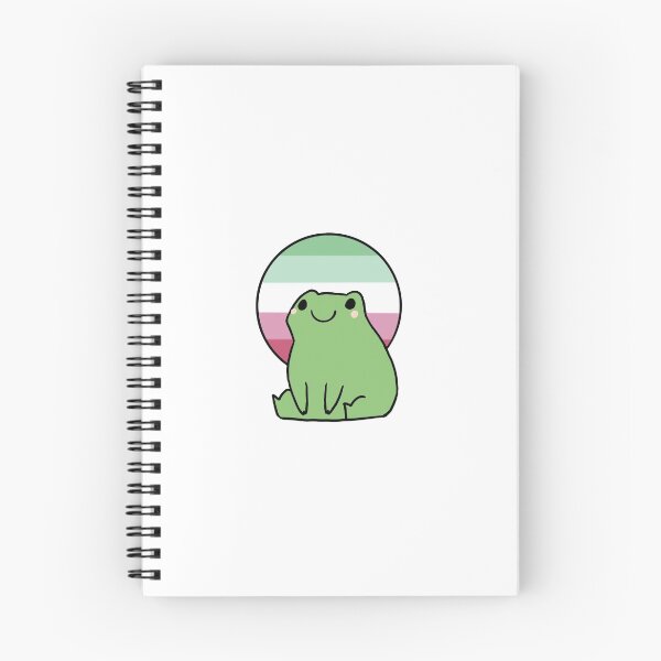 Item preview, Abrosexual flag frog designed and sold by ThePaintedFrog.