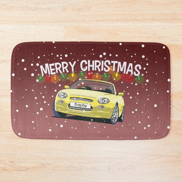 Item preview, MGF Trophy Yellow Car Christmas Card designed and sold by Webazoot Industries - Car Art.