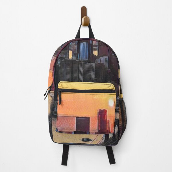 Item preview, Sunset Over Manhattan Skyline designed and sold by Sofia-Draws.