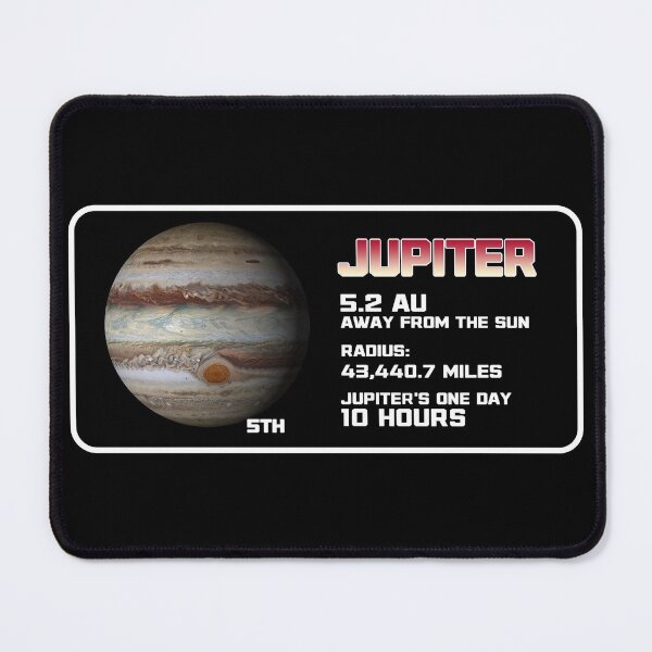 Item preview, Planet Jupiter's information -  Gas giant with a mass  designed and sold by tpMinimalist.
