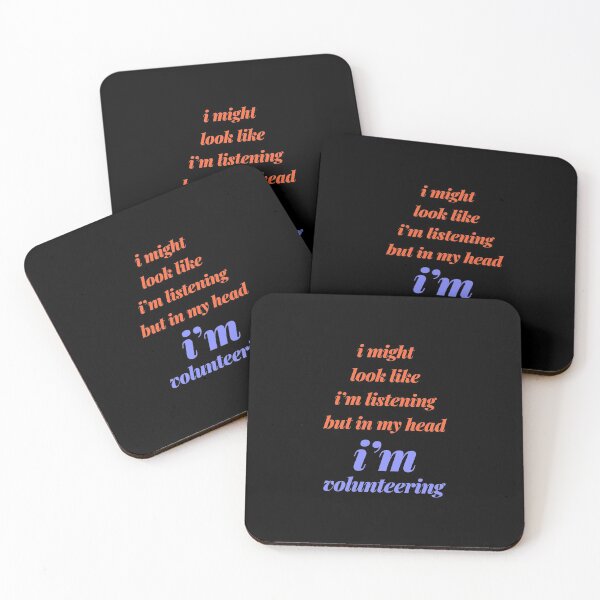 Item preview, Volunteer Quote designed and sold by artworkbyrihen.