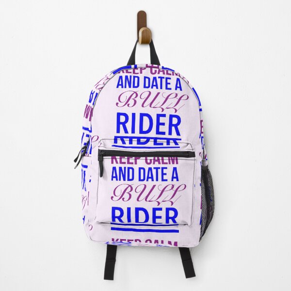 Item preview, Bull Riding Quotes - Keep Calm And Date A Bull Rider, funny rodeo quotes(pink) designed and sold by Delandor.