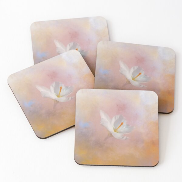 Item preview, Dreamy White Crocus Three designed and sold by Elisabeth Lucas.