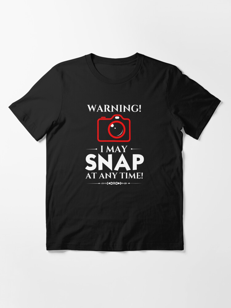 Photographer Snap At Any Moment Military Green Adult T-Shirt 