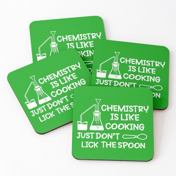 Item preview, Chemistry Is Like Cooking Just Don't Lick The Spoon, Chemistry Teacher, Science Teacher, Laboratory Themed Design designed and sold by DesignHouse07.