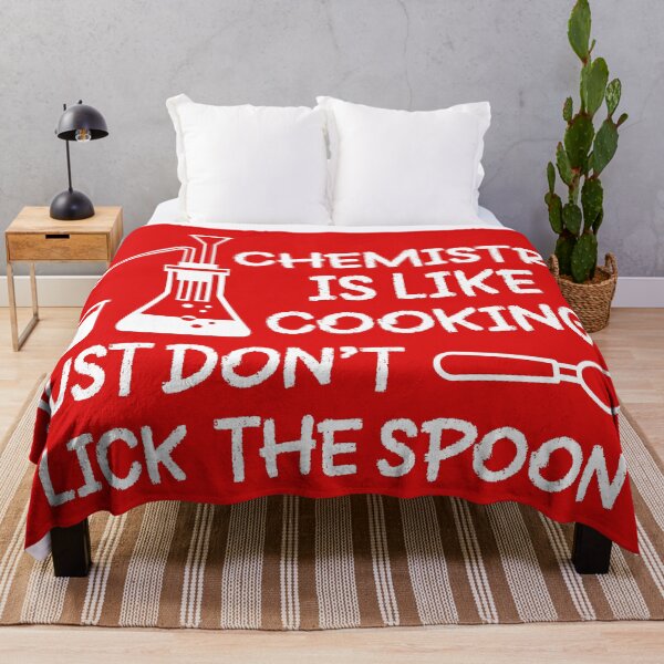Item preview, Chemistry Is Like Cooking Just Don't Lick The Spoon, Chemistry Teacher, Science Teacher, Laboratory Themed Design designed and sold by DesignHouse07.