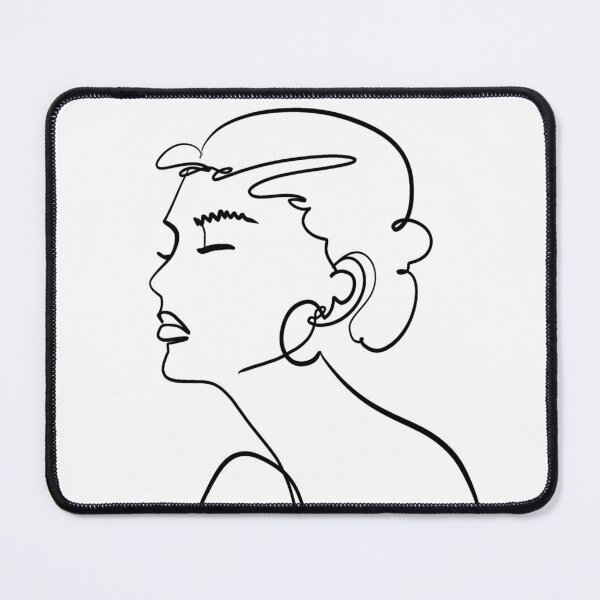 Item preview, Line art woman portrait designed and sold by joanna-jpg.