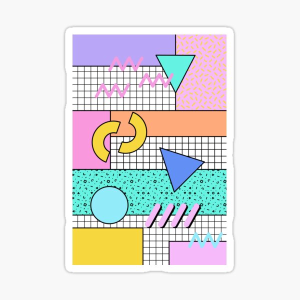 Item preview, 80s Memphis Pattern designed and sold by Amy Hannaford.
