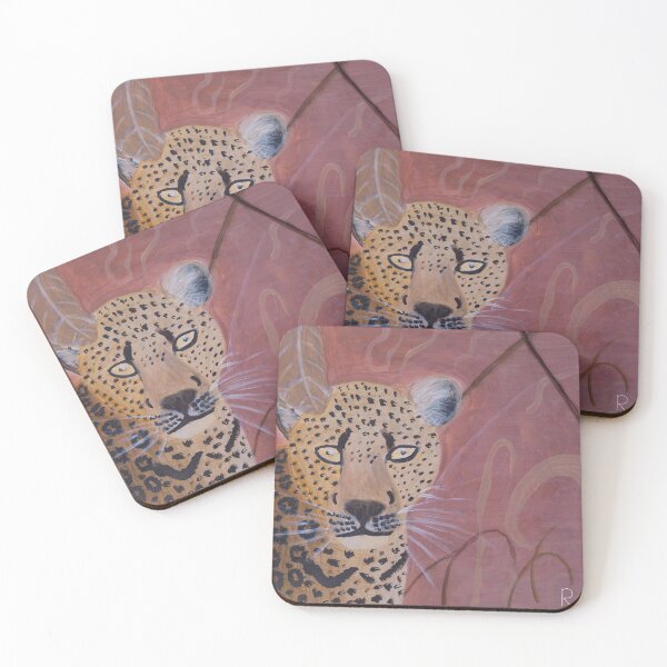 Item preview, Leopard with pink background designed and sold by Rebekah Gavra.