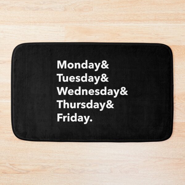 Item preview, Days of the week Monday to Friday designed and sold by ShineEyePirate.