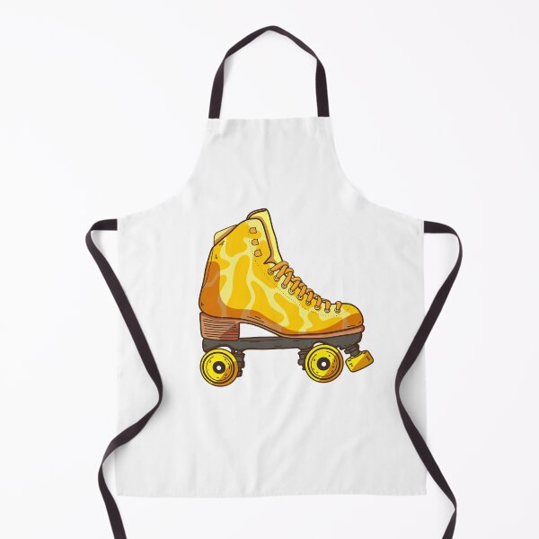 Item preview, Yellow Cow Print Pattern Roller Skate designed and sold by Aileen Swansen.