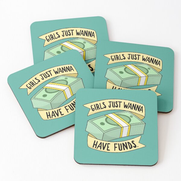 Item preview, Funds - Girls Just Wanna Have Funds Equal Pay Design designed and sold by BaconPancakes21.