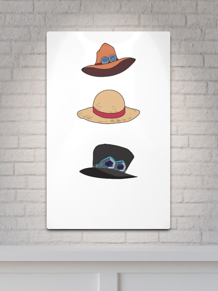 Ace Luffy Sabo Hats Poster for Sale by Alluka-Zoldyckk