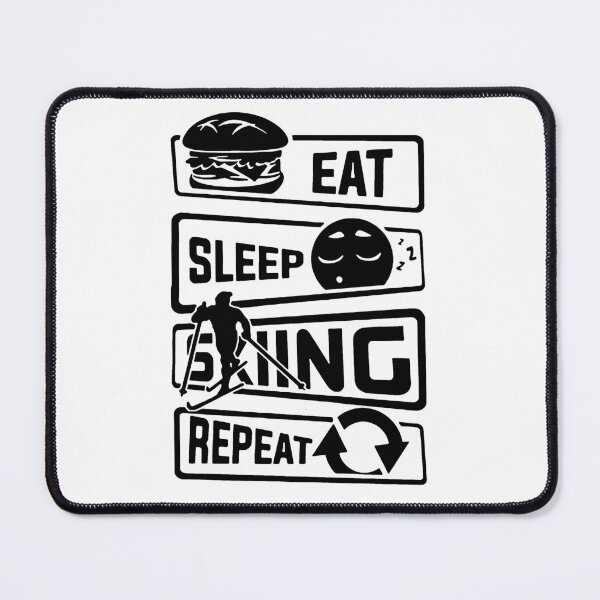 Item preview, Eat Sleep Skiing Repeat Born to Ski Evolution to Skiing Love Ski Sports winter sports Gift Premium Apparel Funny Holiday Xmas designed and sold by DesignByHeartUK.