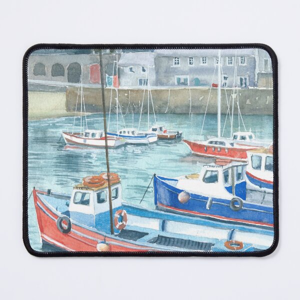 Item preview, Boats at Tenby designed and sold by ingridslatter.