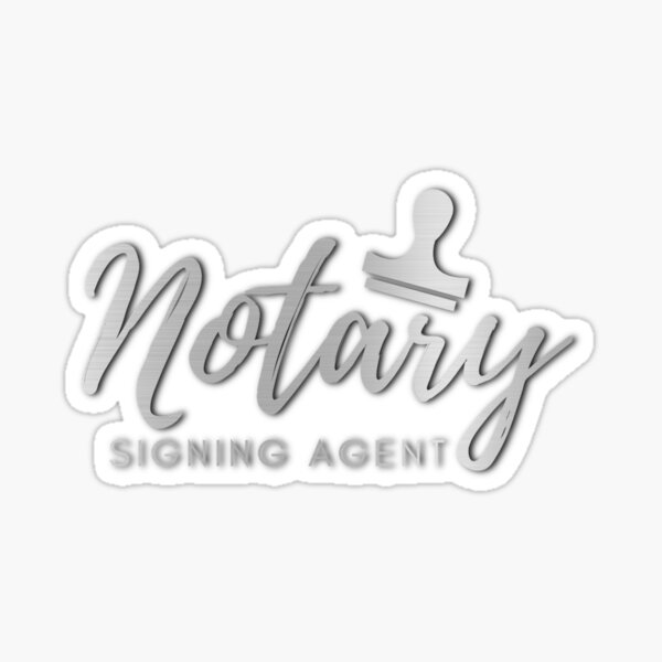 Item preview, Notary Signing Agent | Silver designed and sold by PeakdPerfection.