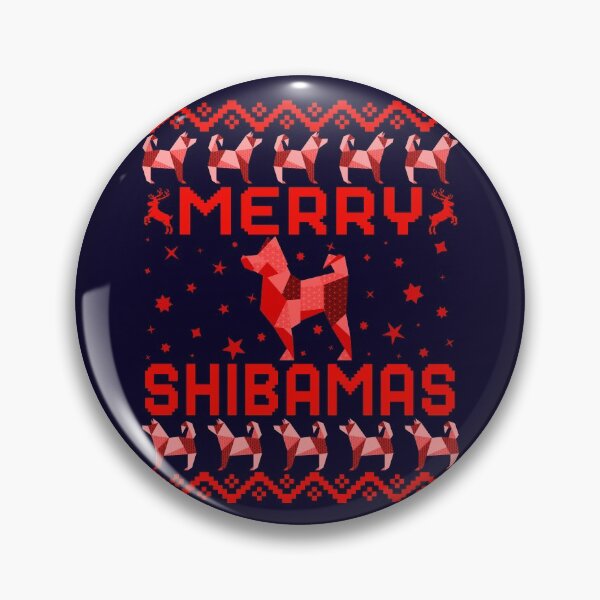 Item preview, Merry Shibamas, Christmas Dog Shiba Inu Pattern designed and sold by ACC .