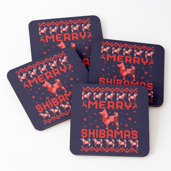 Item preview, Merry Shibamas, Christmas Dog Shiba Inu Pattern designed and sold by ACC .