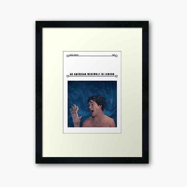 An American Werewolf In London Framed Art Print