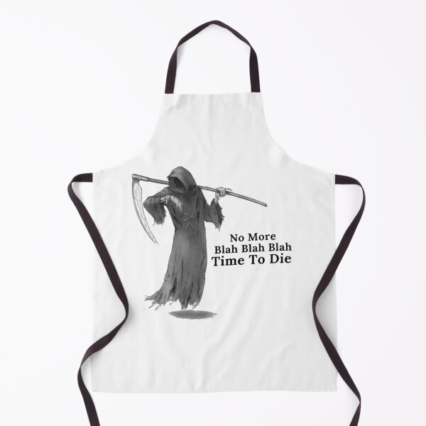 Item preview, No More Blah Blah Blah - grim reaper - funny designed and sold by UnseenCreations.