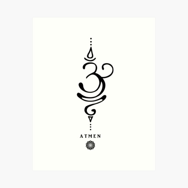 Item preview, Sanskrit Breathe Symbol in German designed and sold by marcosty.