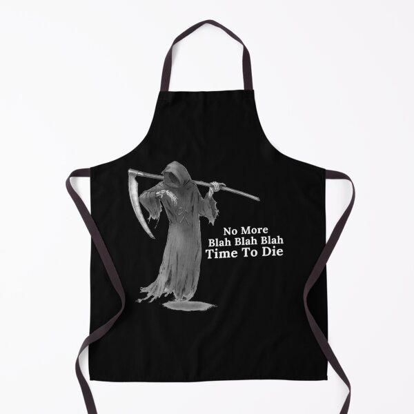 Item preview, No More Blah Blah Blah - grim reaper - funny designed and sold by UnseenCreations.