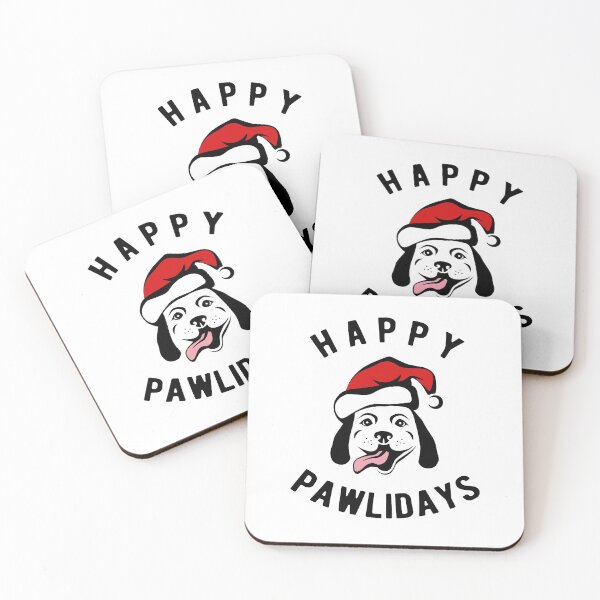 Item preview, Happy Pawlidays - Dog holiday Greeting designed and sold by goodtogotees.