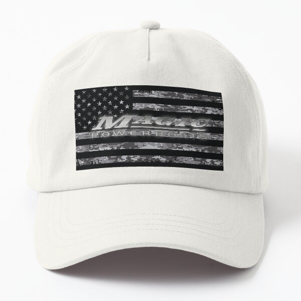 Magic Digital Camo Grunge American Flag Dad Hat