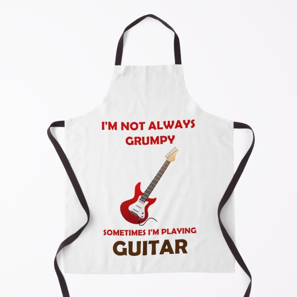 Item preview, I'm not always grumpy sometimes I'm playing guitar designed and sold by Skipperatthebay.