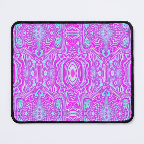 Item preview, Trippy Hot Pink and Aqua Blue Abstract Pattern designed and sold by myrubiogarden.