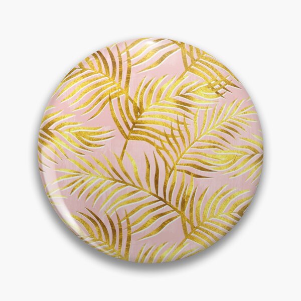 Item preview, Palm Leaves_Gold and Rose Quartz designed and sold by miavaldez.