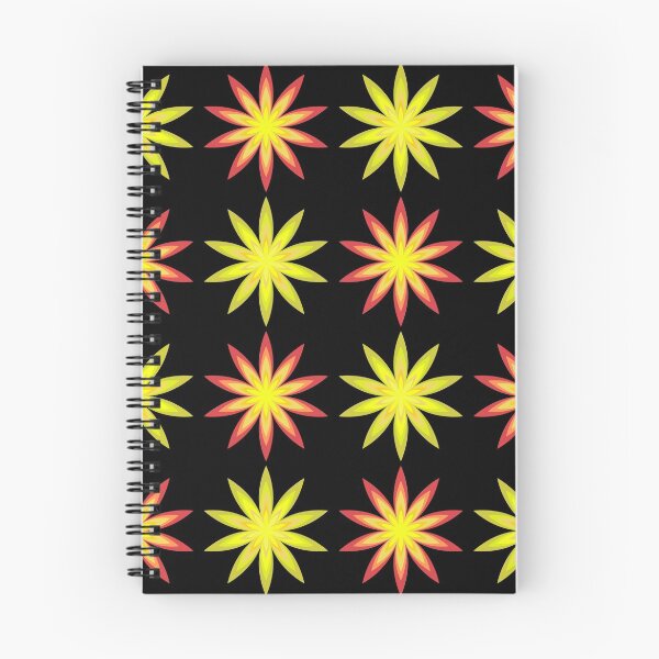 Item preview, Colorful flowers repeat pattern graphic art designed and sold by Sameera Amir.
