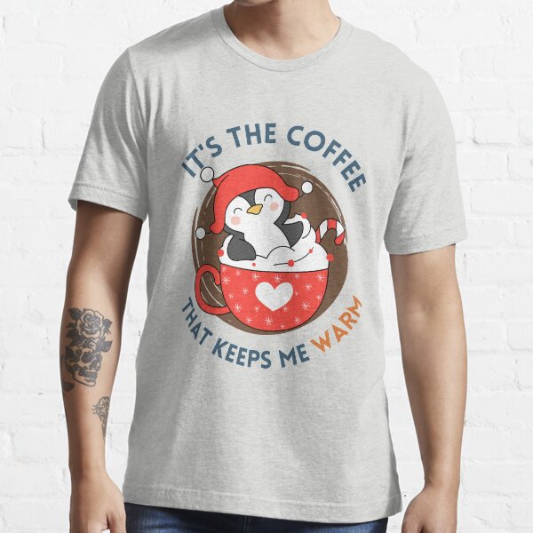 Penguin bathing in a coffee mug Essential T-Shirt