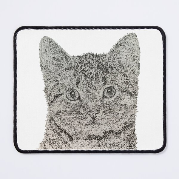 Artikelvorschau, Dotwork Katze Kunstdruck entworfen und verkauft von DrawWithSacha.
