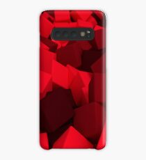 3d bulk of red cubes Case/Skin for Samsung Galaxy