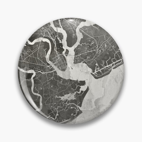 Item preview, Charleston Neutral Artistic Map designed and sold by Interpret108.