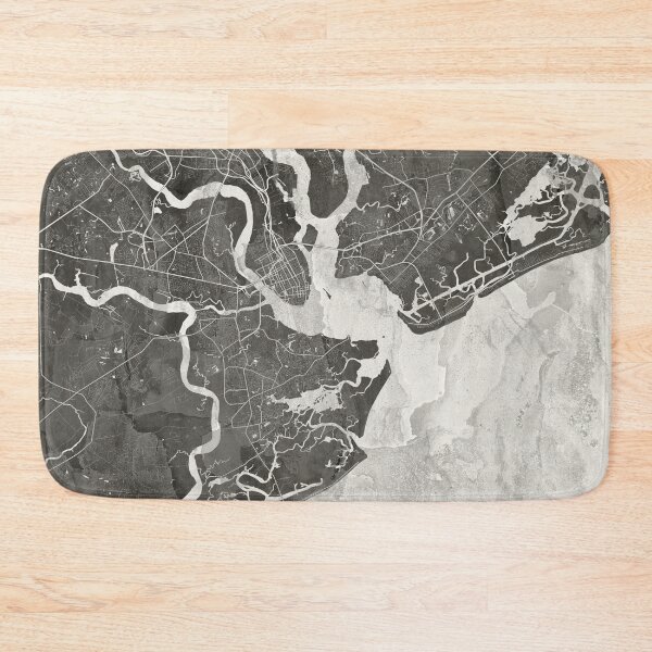 Item preview, Charleston Neutral Artistic Map designed and sold by Interpret108.